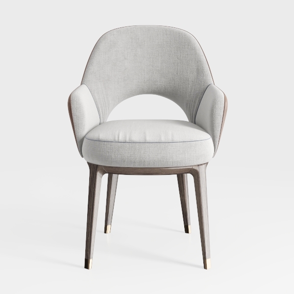 AYARNA Napa Leather Kitchen Dining Chairs with