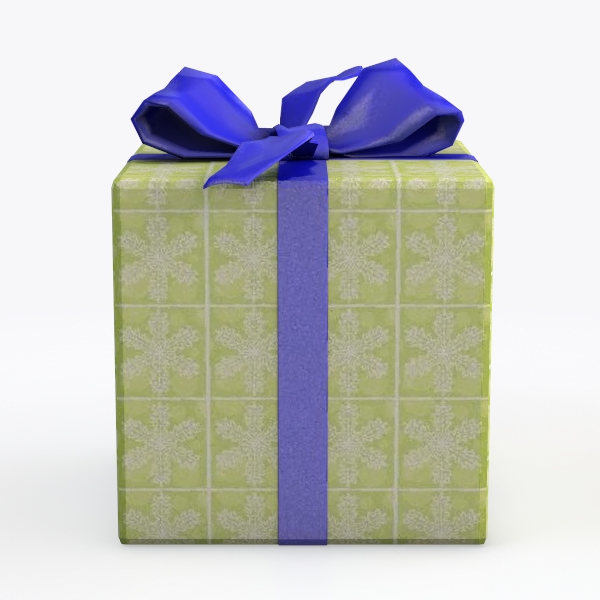 Gift wrapped box