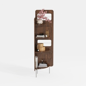 Tribesigns 78.7" Tall Corner Bookshelf with LED