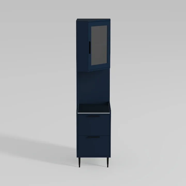 Sideboard Black 13.6"x13.4"x35.4" Engineered Wood 