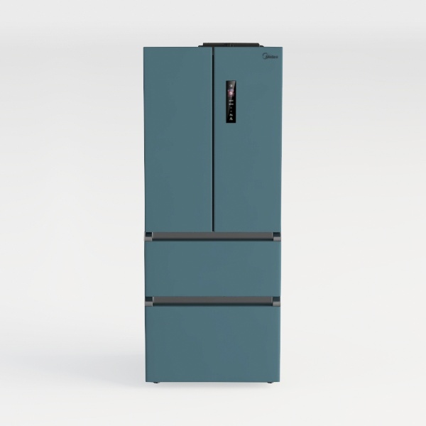 3.2 Cu.Ft Refrigerator, Retro Double Door Fridge