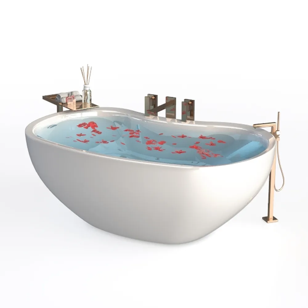 WOODBRIDGE 72" x 35-3/8" Whirlpool and Air Bath