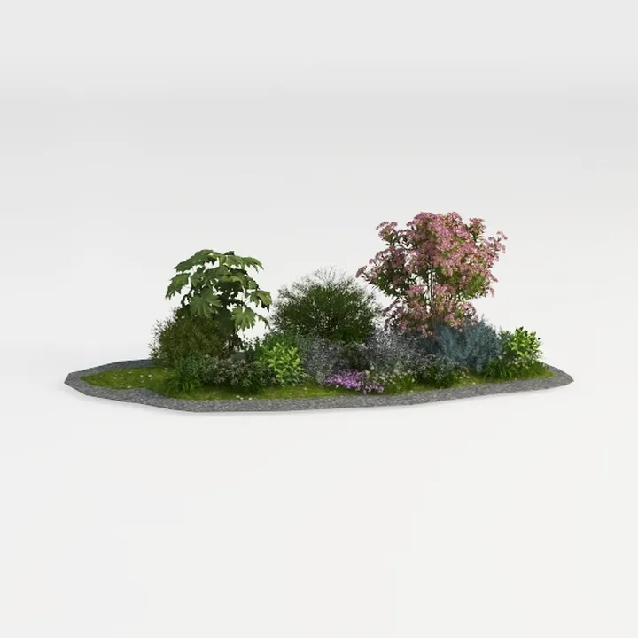 perennial border-Cozy Garden