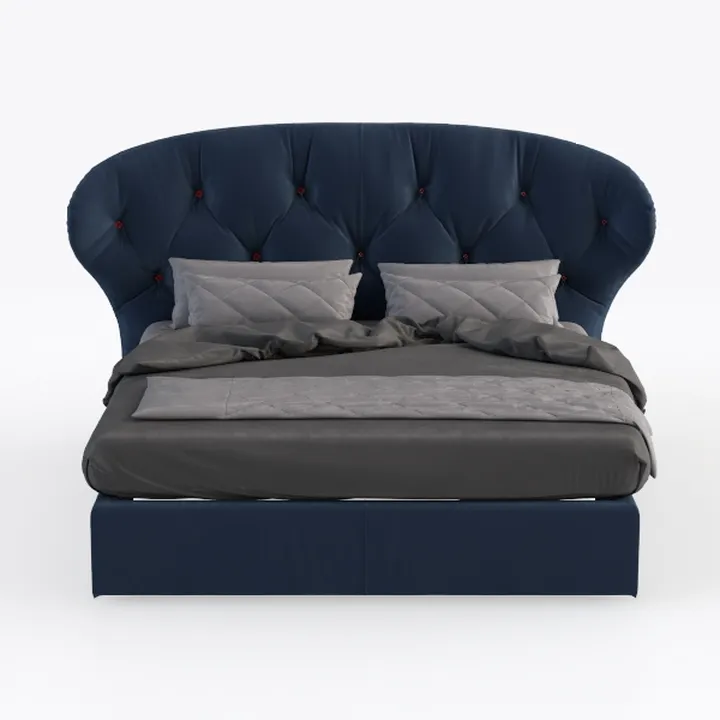Velvet Crystal Button Tufted Twin Daybed for 