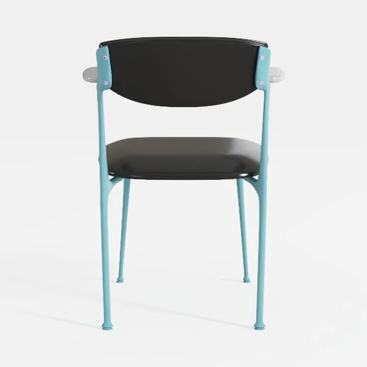 Mediterranean Magic Diner Chair with 2" Box Seat