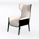 Executive Office Chair,Ergonomic Recliner Computer Left 45 Degree View