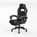 Dowinx Gaming Chair Fabric with Pocket Spring Left 45 Degree View