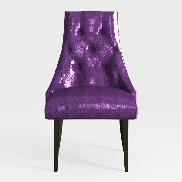 Velvet Kitchen Chairs Set of 6, Tufted Upholstered