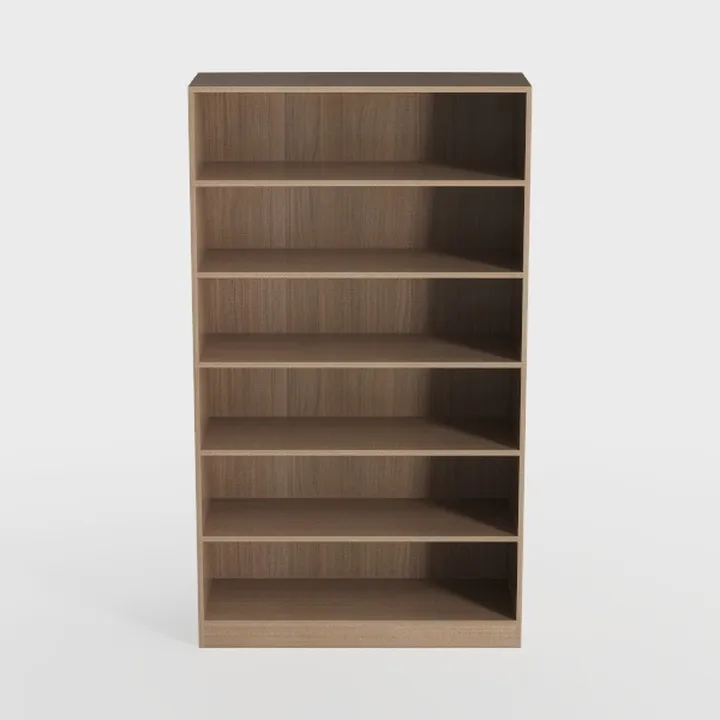Home Square 5 Traditional Wood Shelf Bookcase in