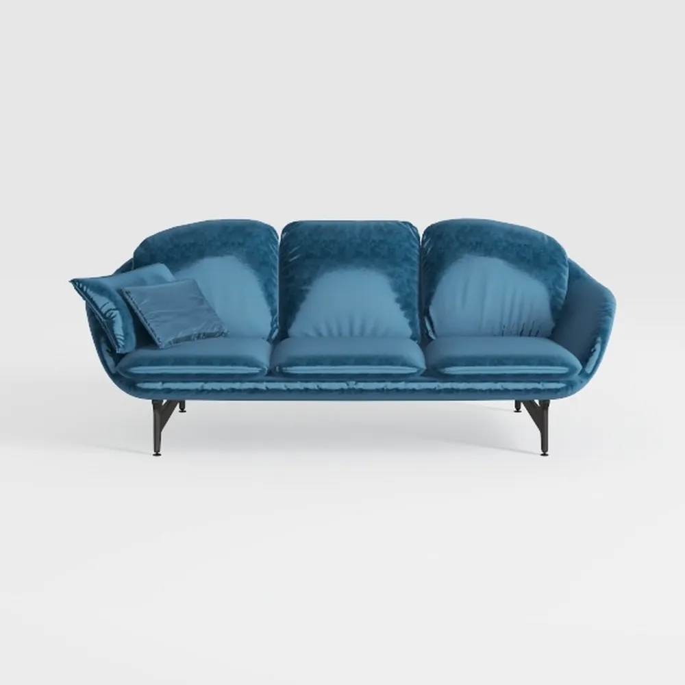 KOMFOTT 72.5” Loveseat Sofa Couch, Modern Love Sea