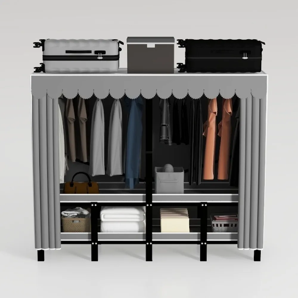 LOKEME Wardrobe Closet,Portable Closet for Bedroom