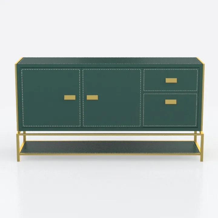 Fluted 6 Drawer Dresser for Bedroom, Modern Drawer