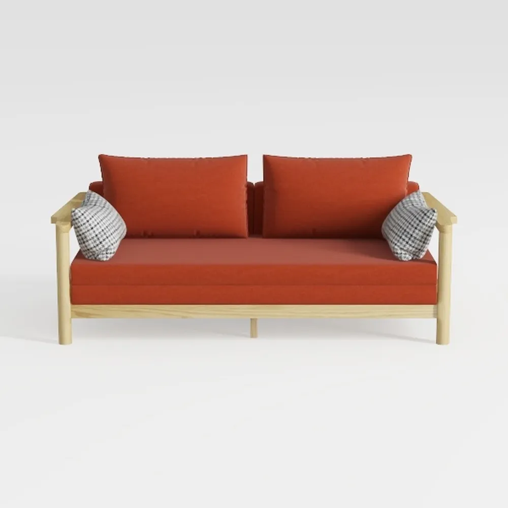 Rustic Hideaway Natural Cedar Wood Sofa Couch