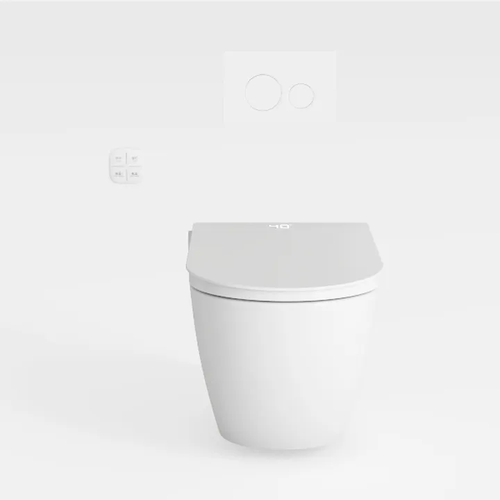 TDH Smart Toilet, Tankless Toilets with Foot