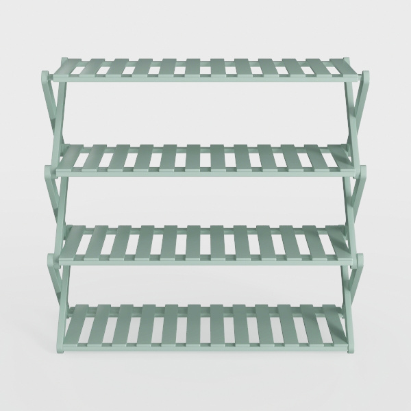 18&quot; x 60&quot; NSF Green Epoxy 4-Shelf Kit with 54&quot;