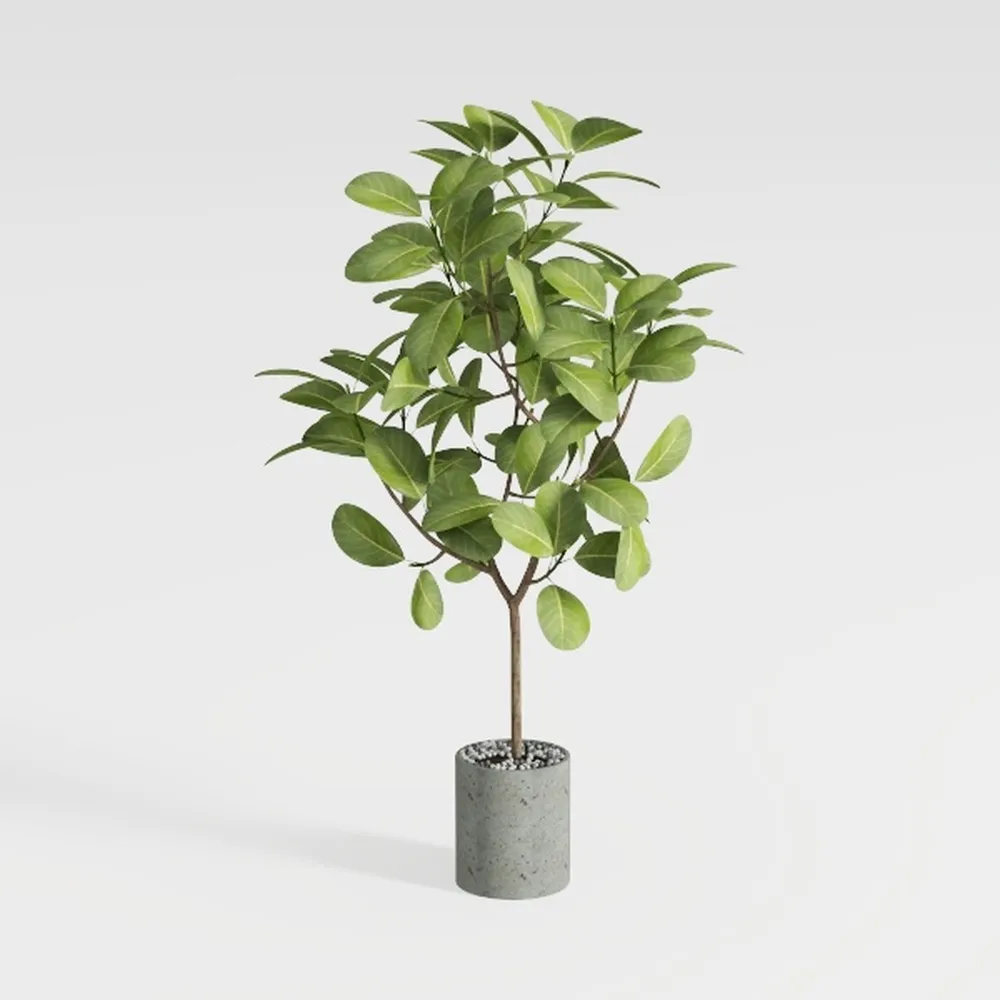 Artificial Fiddle Leaf Fig Tree - 4.3 Ft Faux Tree