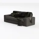 Modular Sectional Couch, 113" Sofa Bed Cloud Left 45 Degree View
