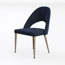 Dining Chairs Set of 2, Upholstered Dining Room Left 45 Degree View