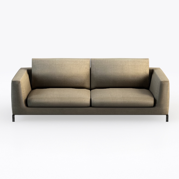 Armen Living Serenity 79&quot; Fossil Gray Velvet Sofa 