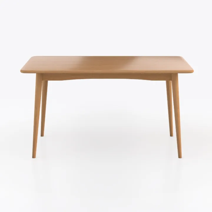 yerealye Solid Wood Writing Desk, Mid Century Mode