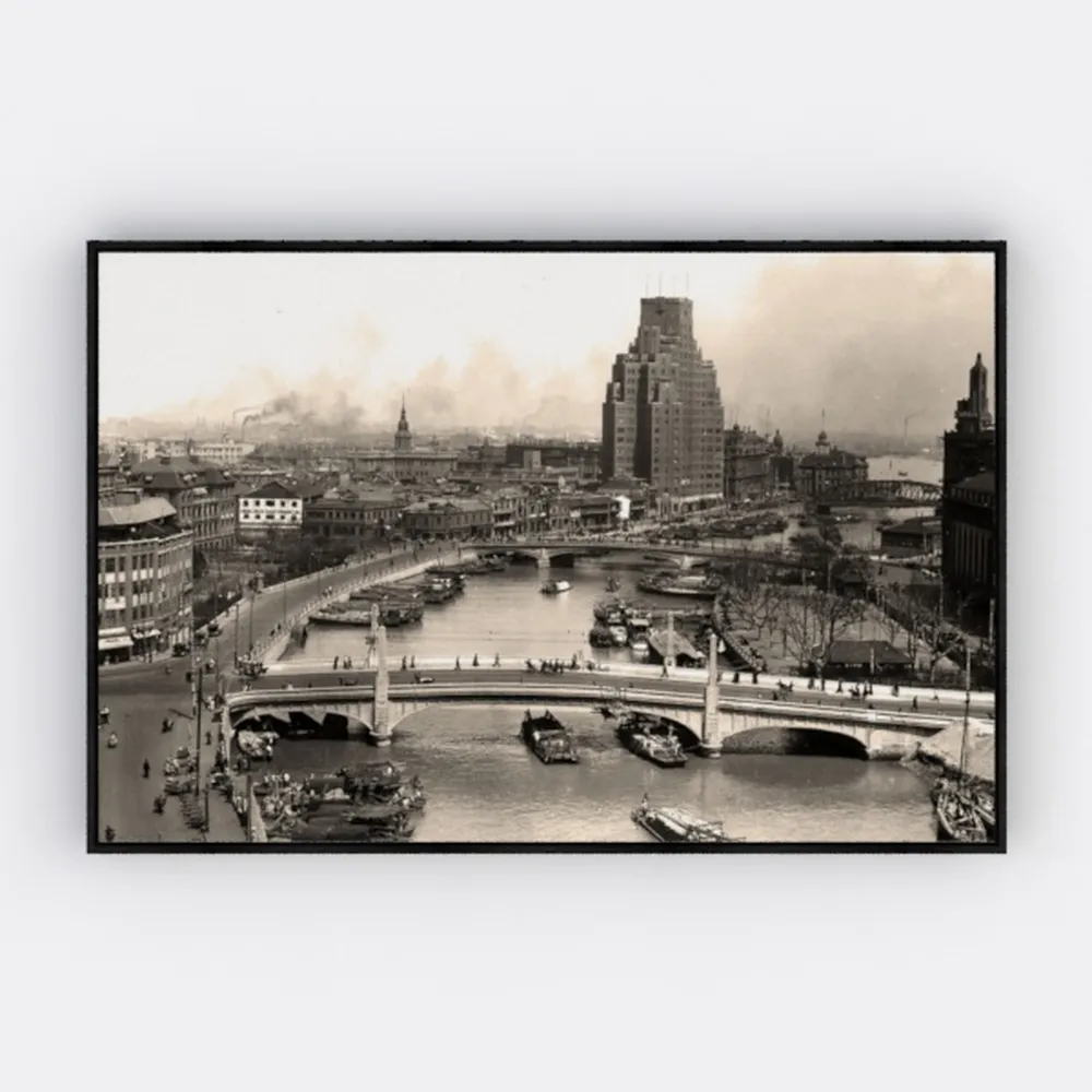 Large rustic Painting Wall Art Farmhouse barn