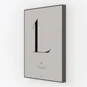 painting-Letters Deco Left 45 Degree View