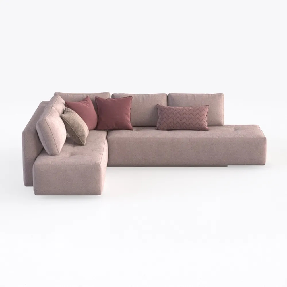 ovios 104" Cloud Sectional Couch with L-Shape