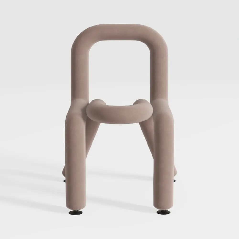 Modern Geometric Velvet Accent Chair - 280LB Sturd