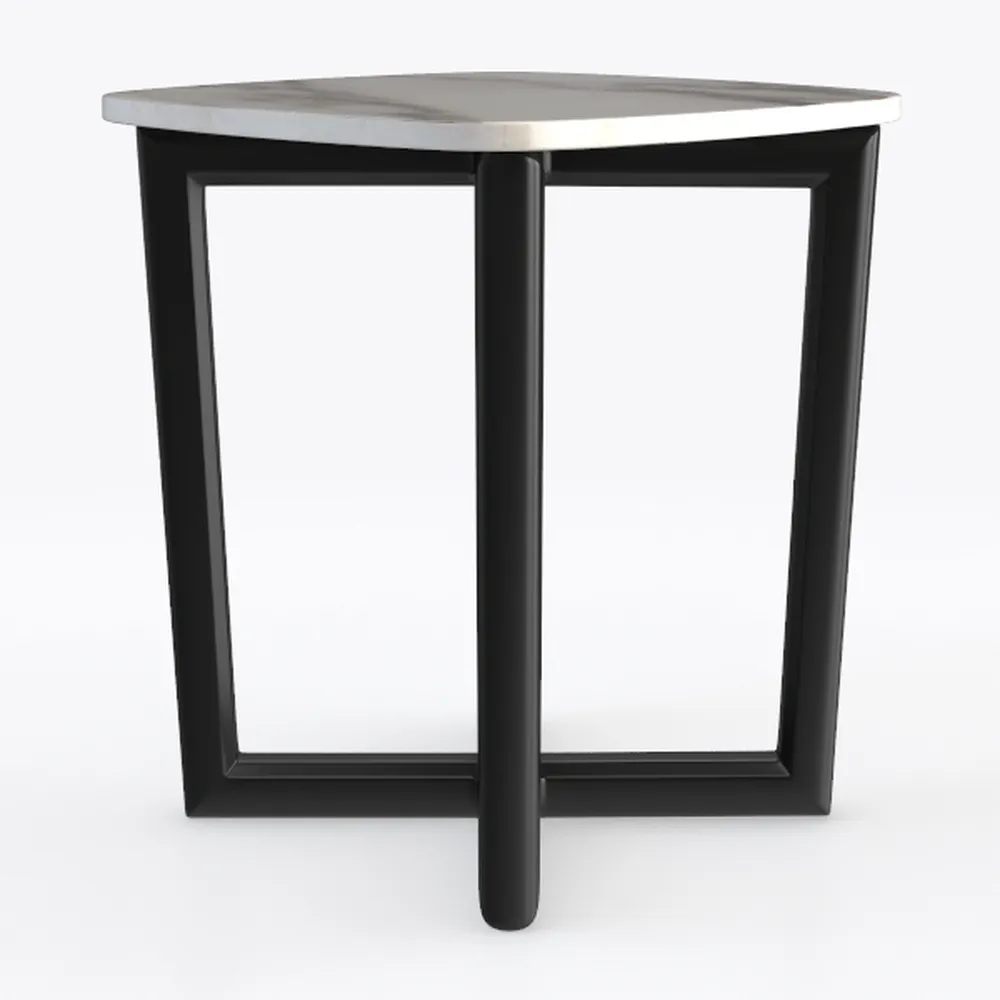 Square Side Table, 18" Small Indoor Outdoor Patio