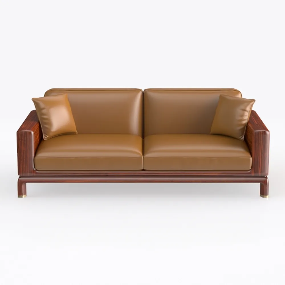 INSTORY Leather Loveseat Comfy Sofa Modern Couch w