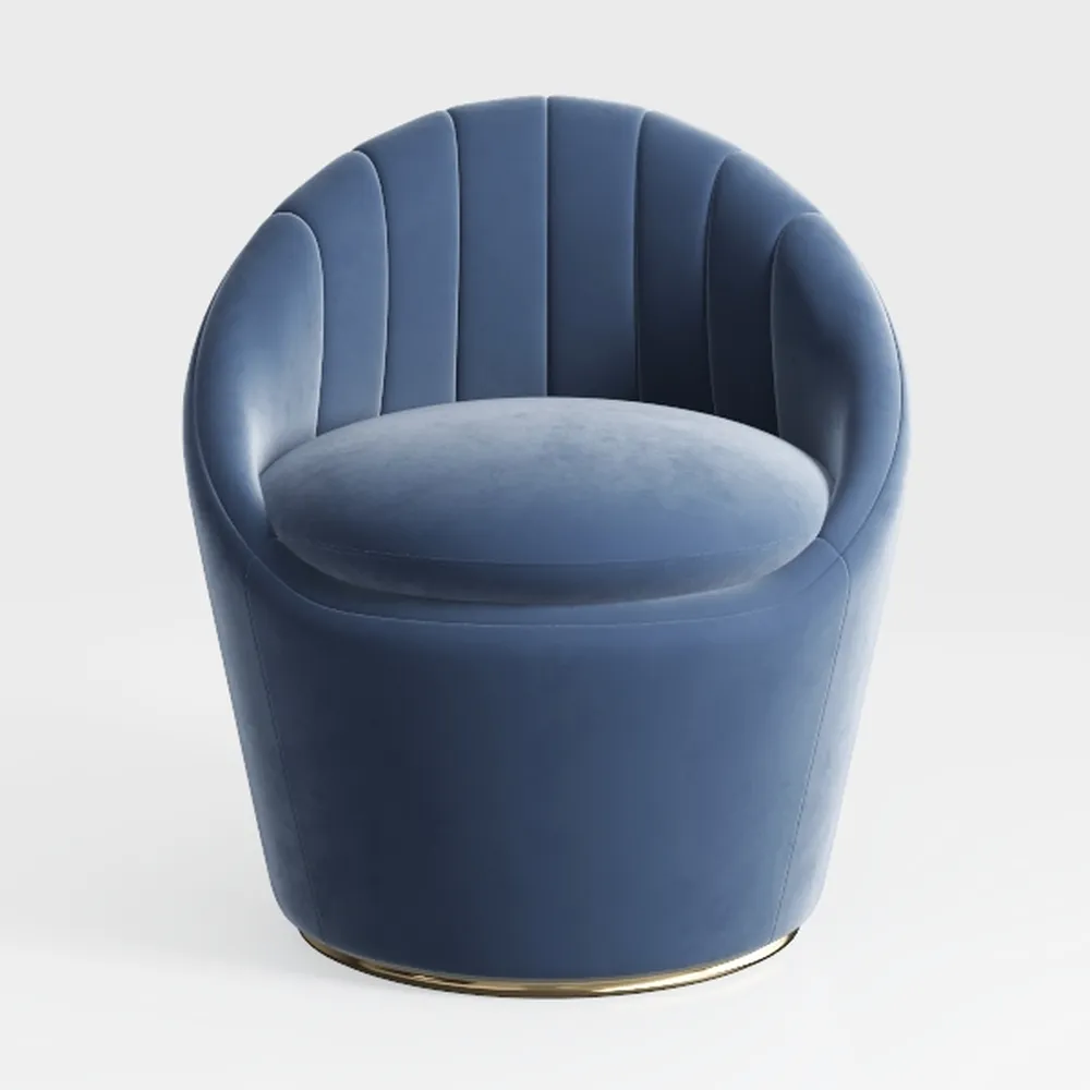 Aoiy & Wifon 40.35" W Oversized Swivel Barrel