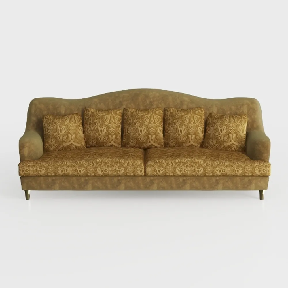 BOWERY HILL Traditional Velvet Upholstered Sofa