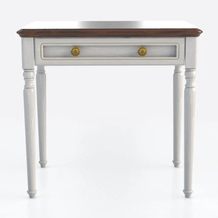 Beige Writing Computer Desks with Drawers, 47" 