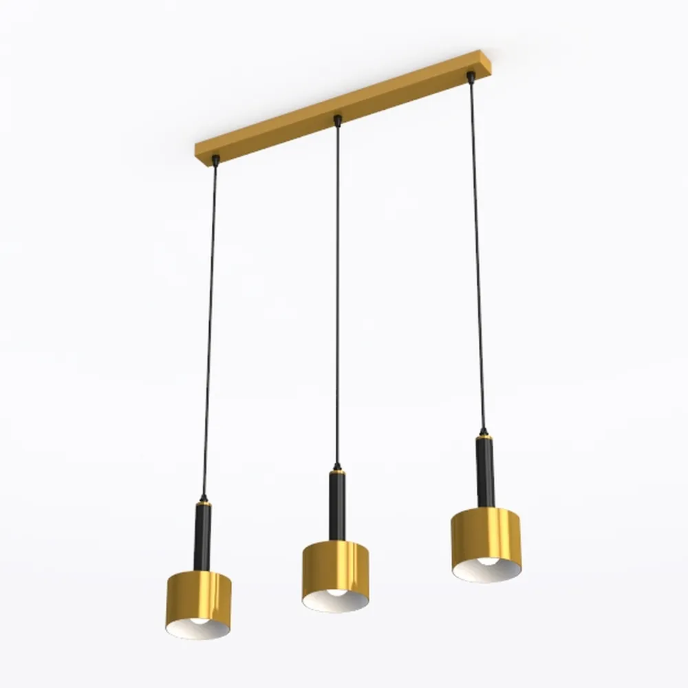 Modern LED Pendant Light Fixtures, Simplicity Gold