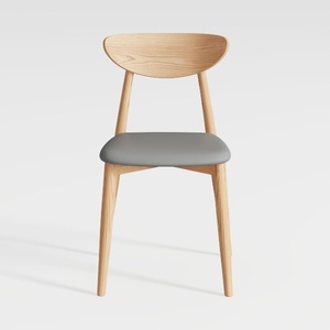 100% Solid Wood Upholstered Dining Chairs, Mid