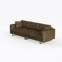 108" Modern L-Shaped Modular Sectional Sofa for Left 45 Degree View