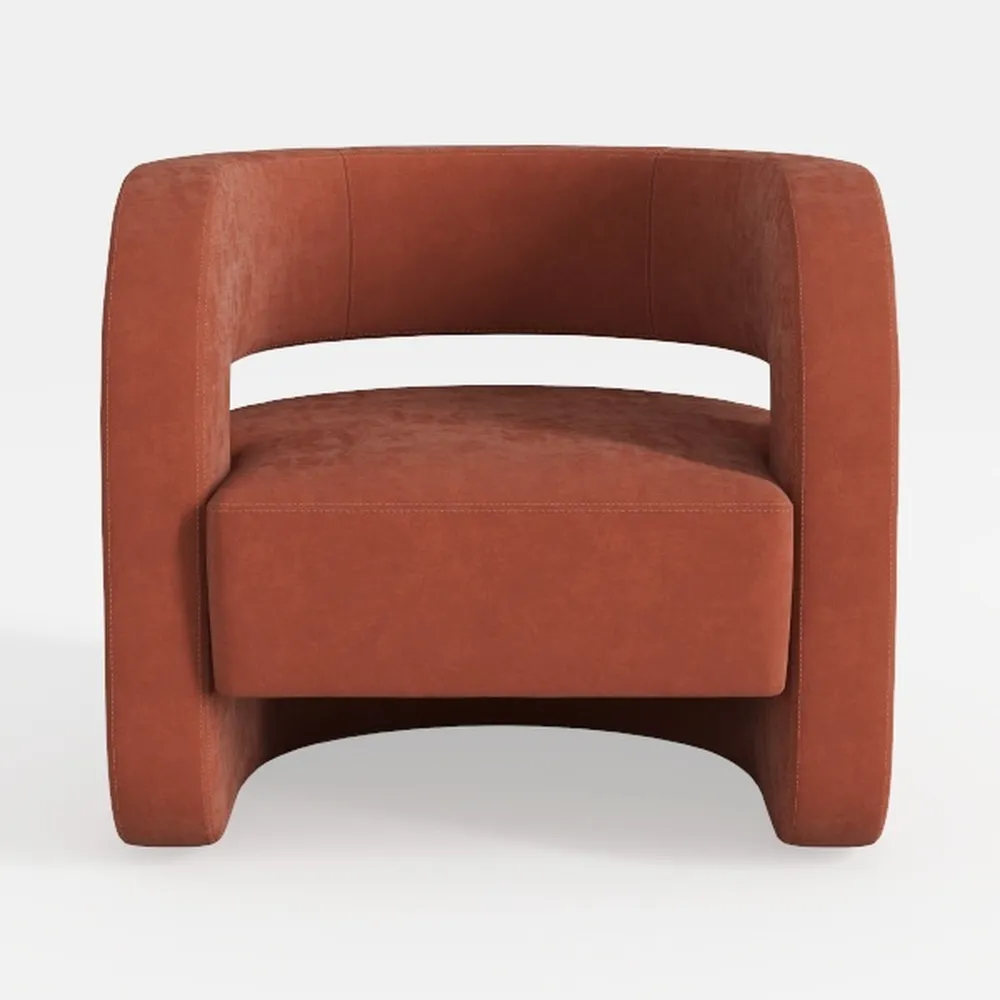 Modern Modular Chenille Sofa 1 Pieces Living Room 