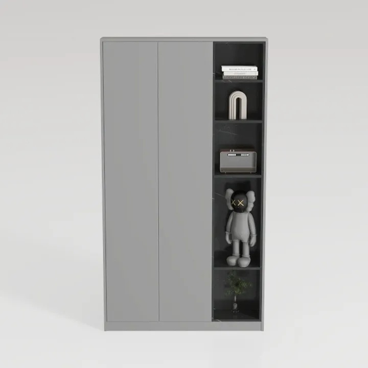 Greenvelly Metal Garage Storage Cabinet with 2
