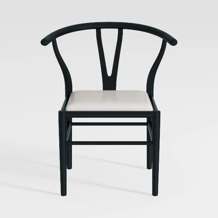 Simple Relax Set of 2 Upholstered Y-Shaped Back