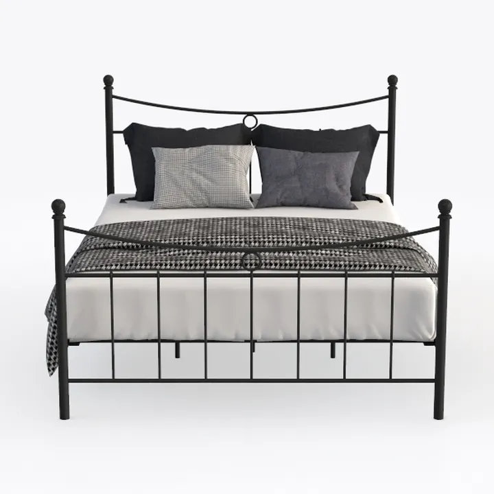 SHA CERLIN 14'' Full Size Metal Platform Bed Frame