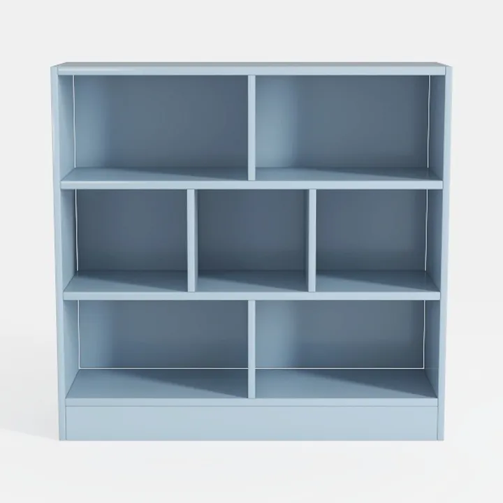 IOTXY Open Shelf Low Bookcase - Wooden 3-Tier