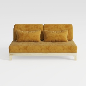 mopio 76.8" Futon Sofa Bed, Small Couch, Sleeper