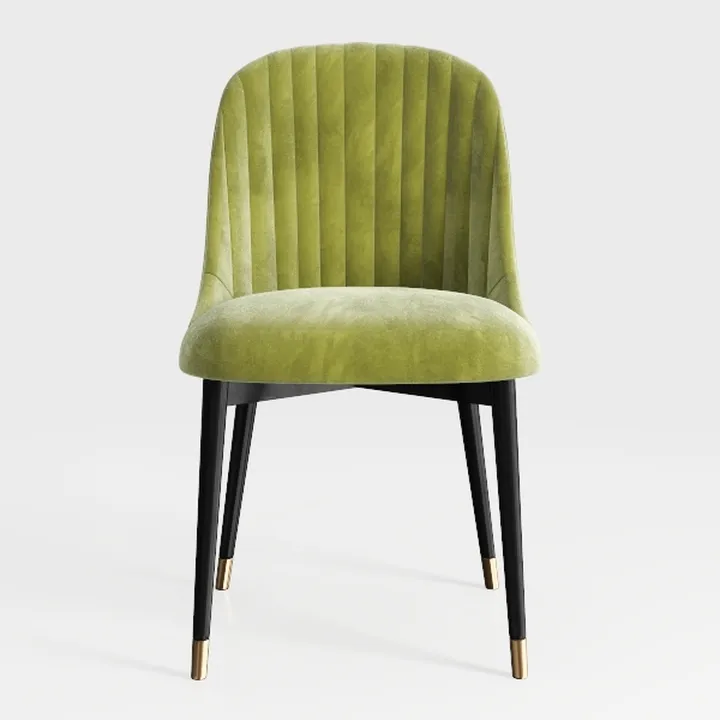 Tzou Velvet Upholstered Barrel Chair, Couch Accent