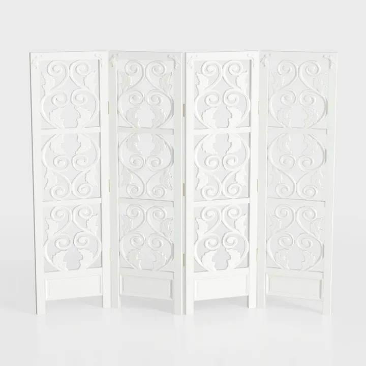 4 Panel Room Divider Panel, 5.6Ft Tall Room 
