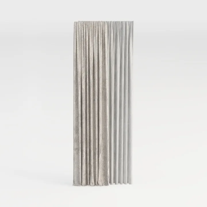 Joydeco Blackout Curtains for Bedroom - Natural