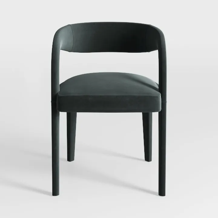 Mid-Century Modern Dining Chairs Set of 4, Armrest