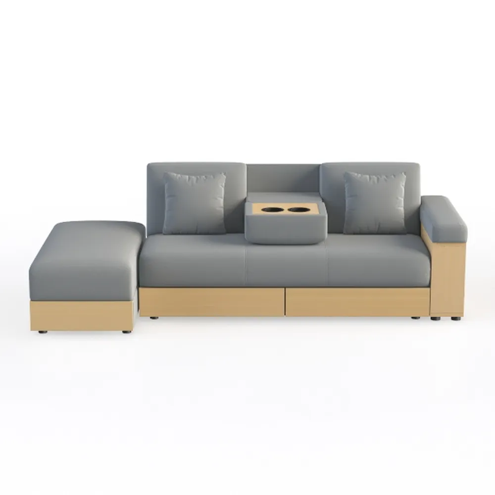 GarveeHome Sofa Bed, Sleeper Sofa with Storage, Pu
