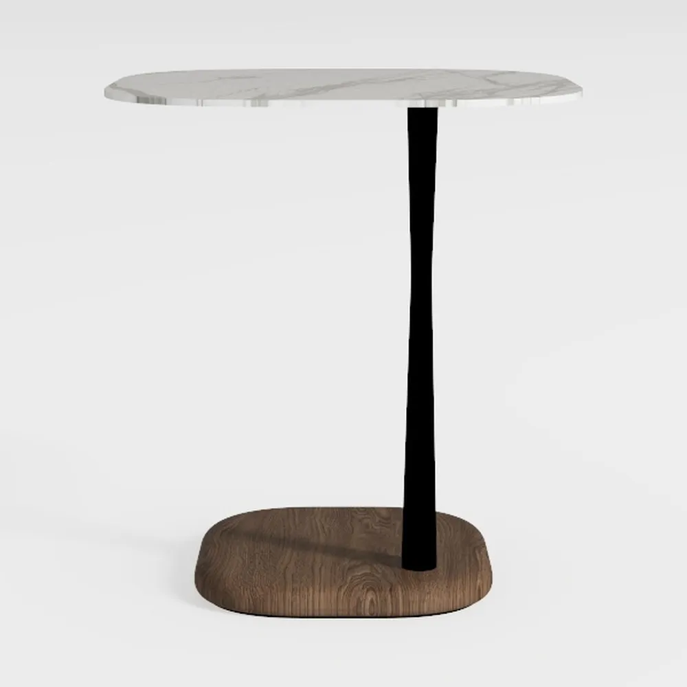 360° Swivel Top C Table for Small Place,