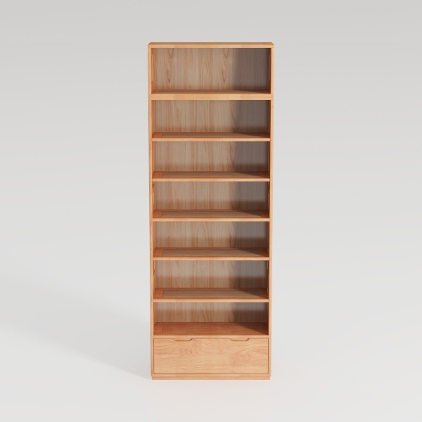 Beaumont Lane 7-Shelf Traditional Wood Bookcase