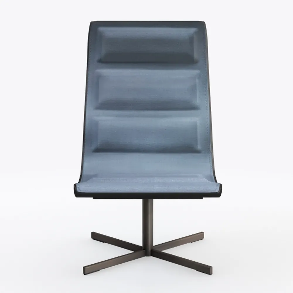 MCombo Swivel Accent Chairs, Upholstered Armless C